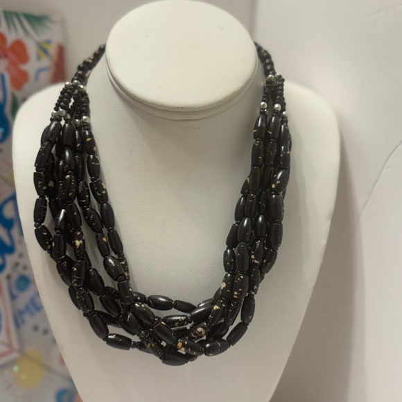 Minimal Necklace, Statement COLLAR, Thin Multilayered - Picture 4 of 11